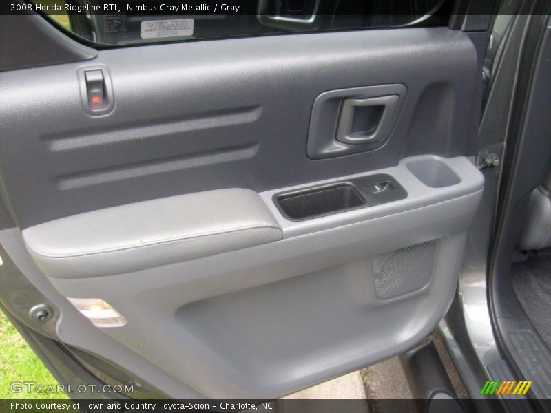 Nimbus Gray Metallic / Gray 2008 Honda Ridgeline RTL