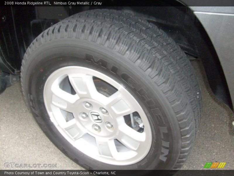 Nimbus Gray Metallic / Gray 2008 Honda Ridgeline RTL