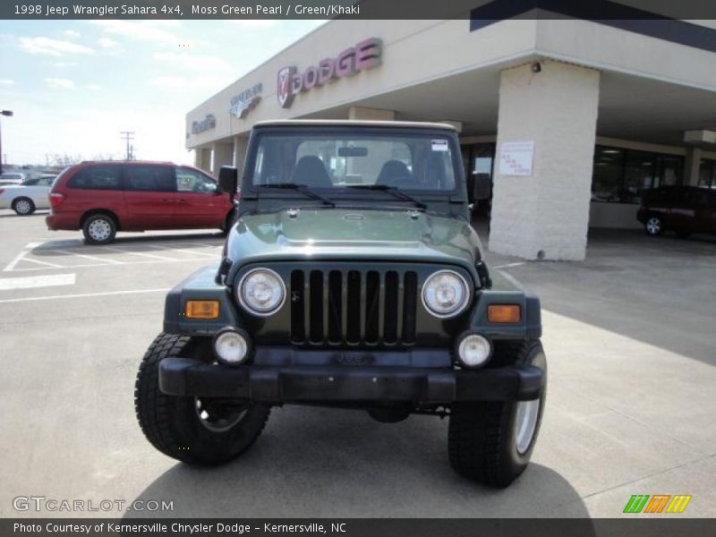 Moss Green Pearl / Green/Khaki 1998 Jeep Wrangler Sahara 4x4