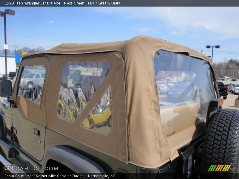Moss Green Pearl / Green/Khaki 1998 Jeep Wrangler Sahara 4x4