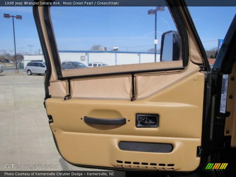 Moss Green Pearl / Green/Khaki 1998 Jeep Wrangler Sahara 4x4