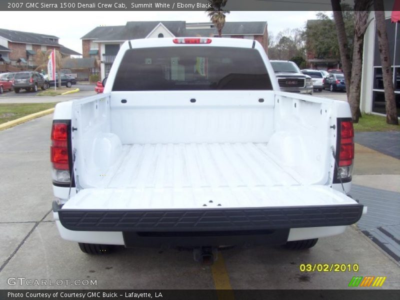 Summit White / Ebony Black 2007 GMC Sierra 1500 Denali Crew Cab