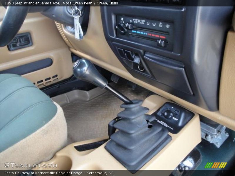 Moss Green Pearl / Green/Khaki 1998 Jeep Wrangler Sahara 4x4