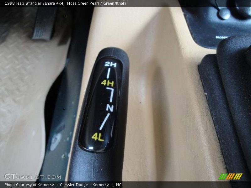 Moss Green Pearl / Green/Khaki 1998 Jeep Wrangler Sahara 4x4