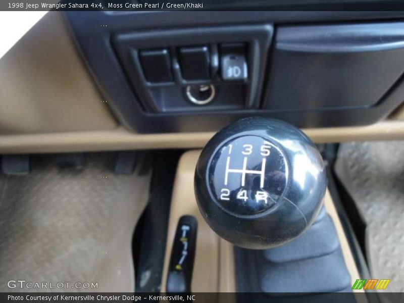 Moss Green Pearl / Green/Khaki 1998 Jeep Wrangler Sahara 4x4