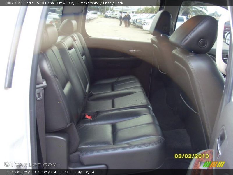 Summit White / Ebony Black 2007 GMC Sierra 1500 Denali Crew Cab