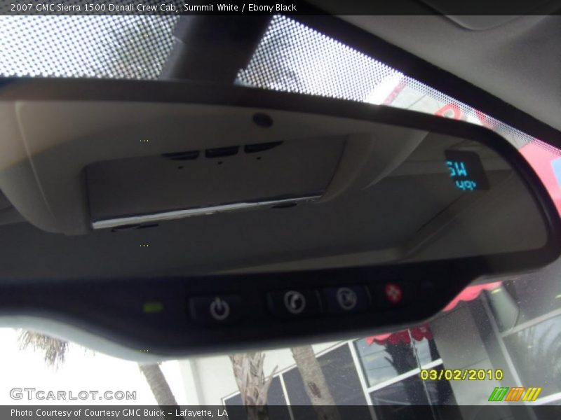 Summit White / Ebony Black 2007 GMC Sierra 1500 Denali Crew Cab