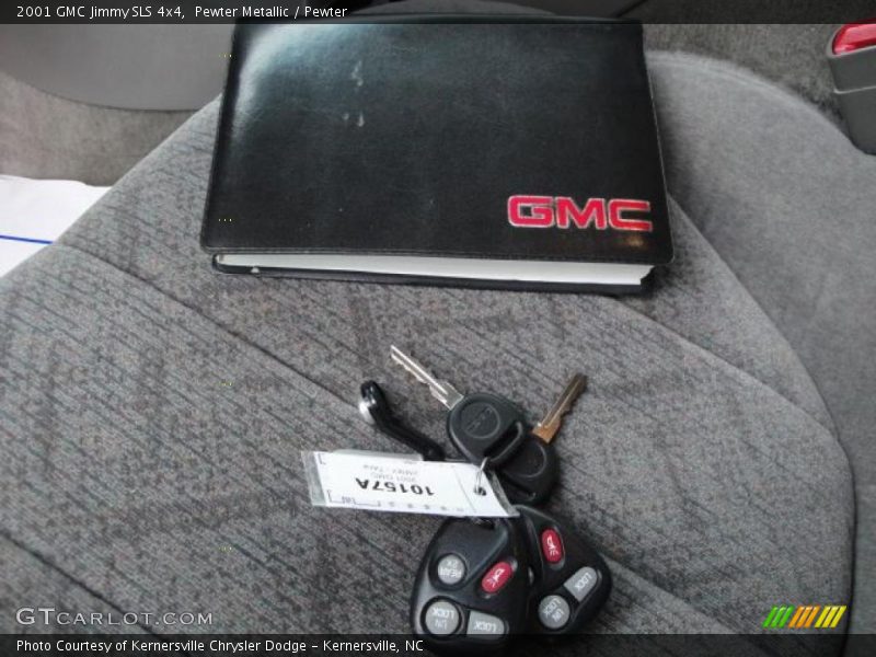 Pewter Metallic / Pewter 2001 GMC Jimmy SLS 4x4