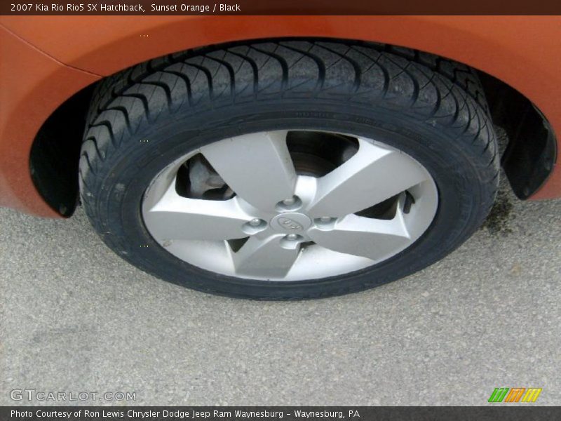 Sunset Orange / Black 2007 Kia Rio Rio5 SX Hatchback