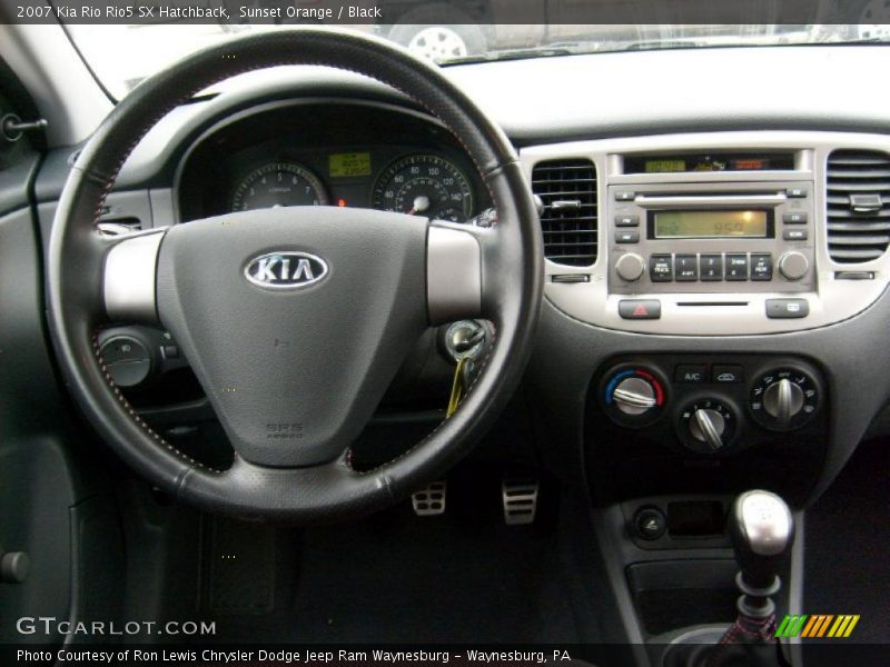 Sunset Orange / Black 2007 Kia Rio Rio5 SX Hatchback
