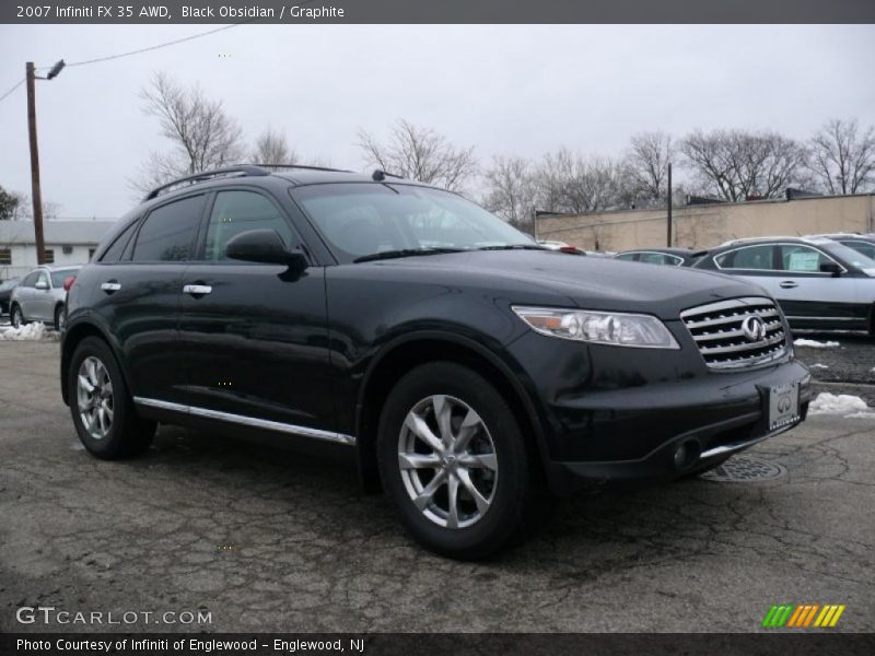 Black Obsidian / Graphite 2007 Infiniti FX 35 AWD