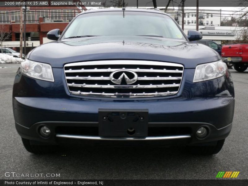 Sapphire Blue Pearl / Wheat 2006 Infiniti FX 35 AWD
