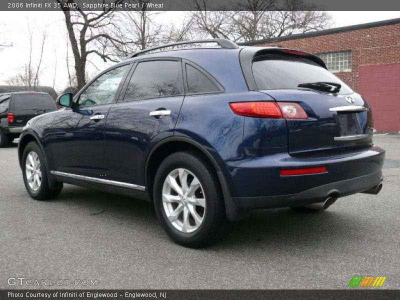 Sapphire Blue Pearl / Wheat 2006 Infiniti FX 35 AWD
