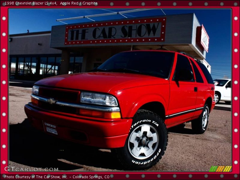Apple Red / Graphite 1998 Chevrolet Blazer LS 4x4