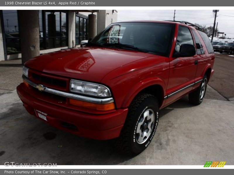Apple Red / Graphite 1998 Chevrolet Blazer LS 4x4