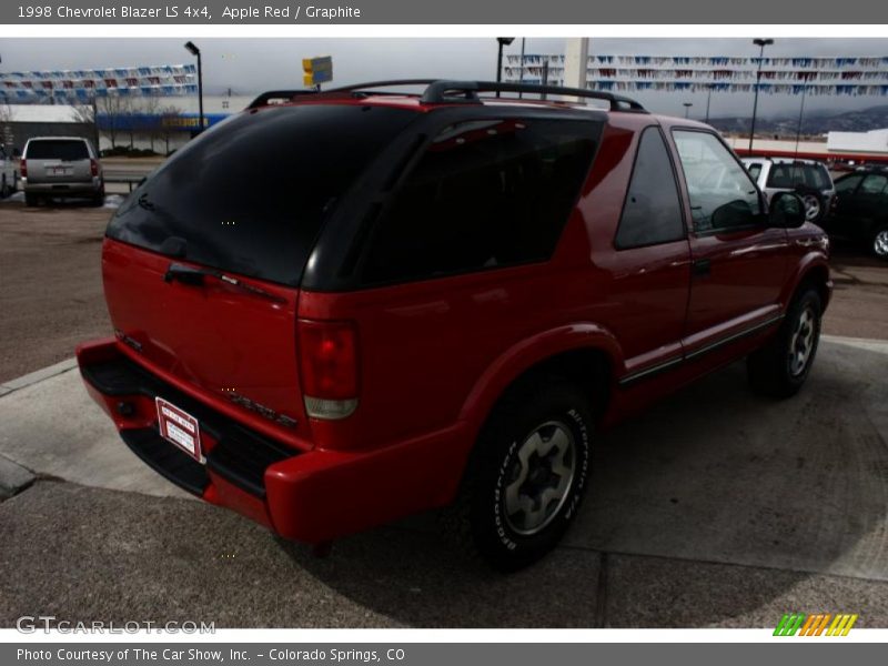 Apple Red / Graphite 1998 Chevrolet Blazer LS 4x4