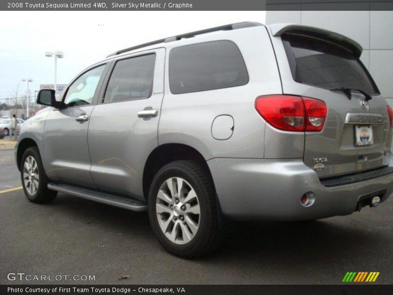 Silver Sky Metallic / Graphite 2008 Toyota Sequoia Limited 4WD