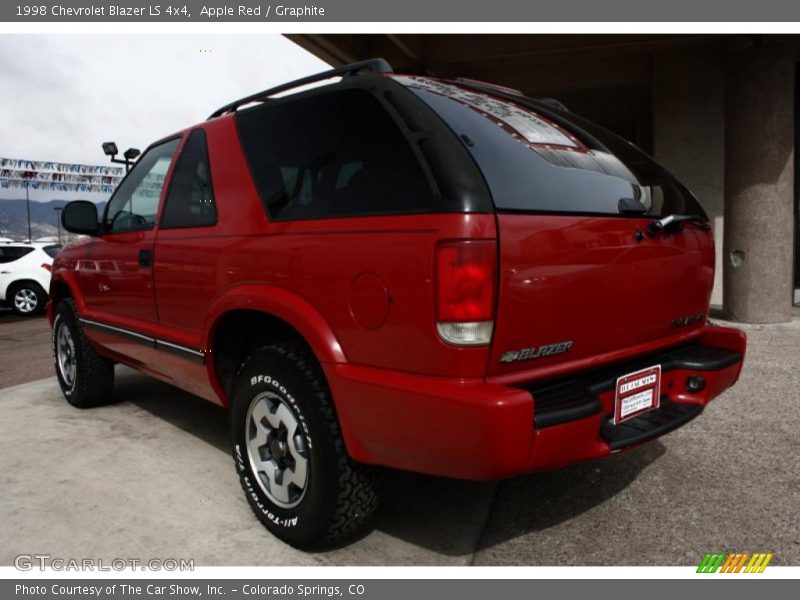 Apple Red / Graphite 1998 Chevrolet Blazer LS 4x4