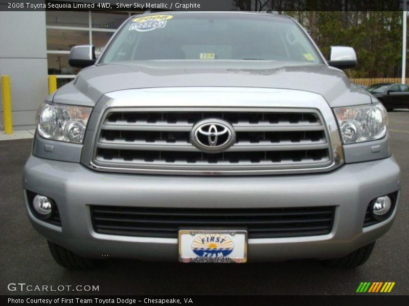 Silver Sky Metallic / Graphite 2008 Toyota Sequoia Limited 4WD