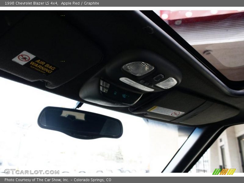 Apple Red / Graphite 1998 Chevrolet Blazer LS 4x4