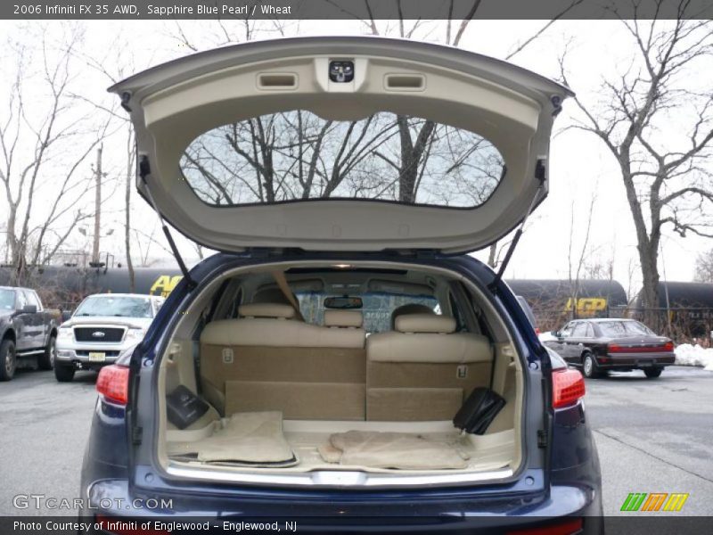 Sapphire Blue Pearl / Wheat 2006 Infiniti FX 35 AWD