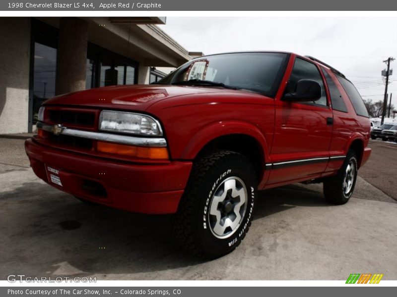 Apple Red / Graphite 1998 Chevrolet Blazer LS 4x4