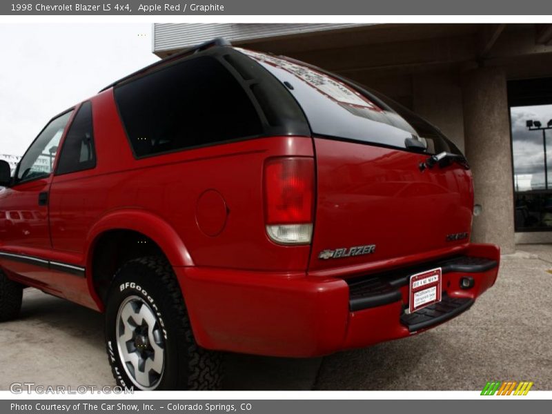 Apple Red / Graphite 1998 Chevrolet Blazer LS 4x4