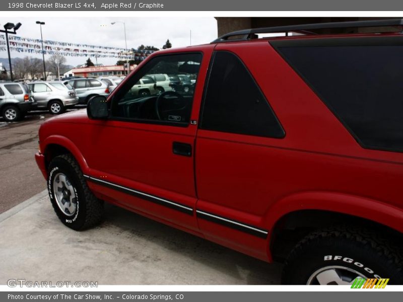 Apple Red / Graphite 1998 Chevrolet Blazer LS 4x4