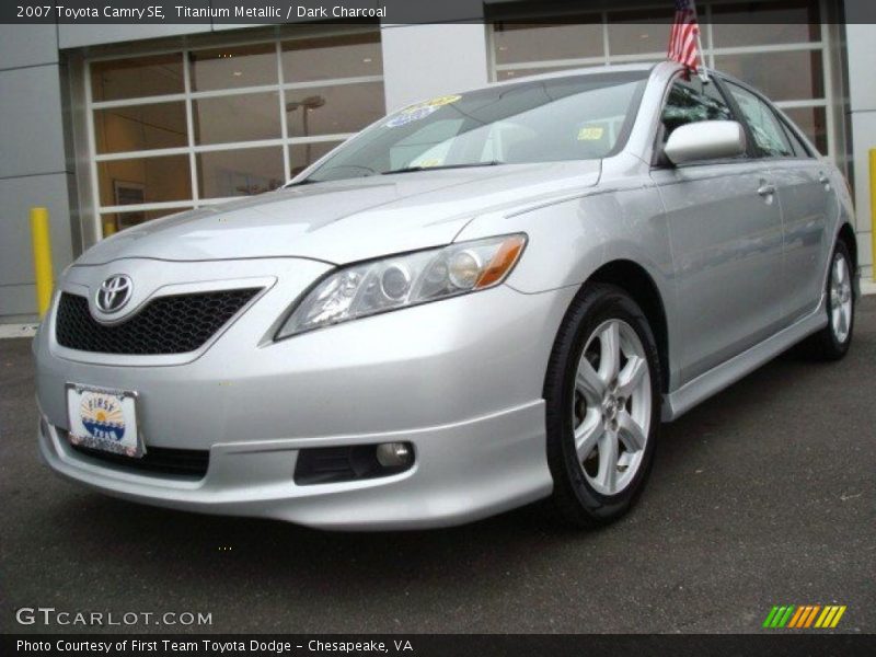 Titanium Metallic / Dark Charcoal 2007 Toyota Camry SE