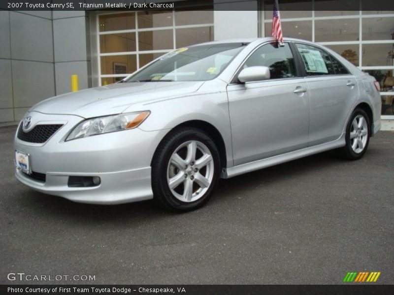 Titanium Metallic / Dark Charcoal 2007 Toyota Camry SE