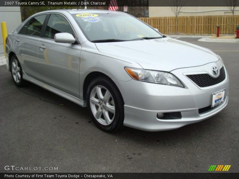 Titanium Metallic / Dark Charcoal 2007 Toyota Camry SE