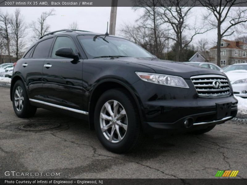 Black Obsidian / Wheat 2007 Infiniti FX 35 AWD