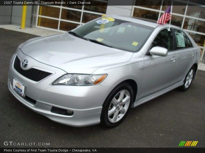 Titanium Metallic / Dark Charcoal 2007 Toyota Camry SE