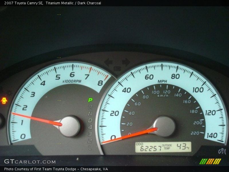 Titanium Metallic / Dark Charcoal 2007 Toyota Camry SE