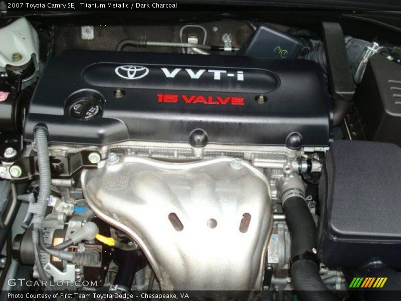 Titanium Metallic / Dark Charcoal 2007 Toyota Camry SE