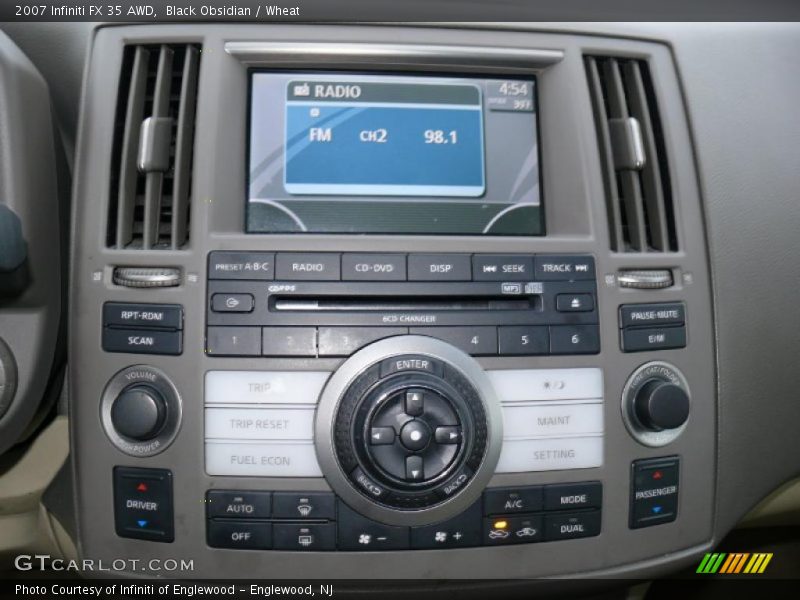 Black Obsidian / Wheat 2007 Infiniti FX 35 AWD