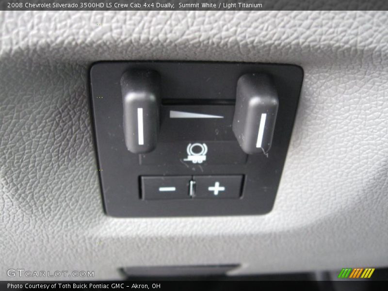 Summit White / Light Titanium 2008 Chevrolet Silverado 3500HD LS Crew Cab 4x4 Dually