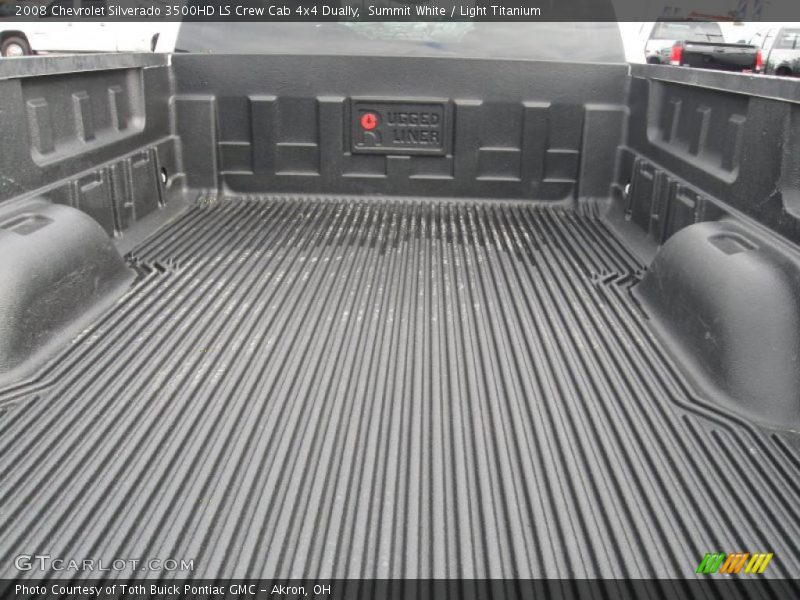 Summit White / Light Titanium 2008 Chevrolet Silverado 3500HD LS Crew Cab 4x4 Dually