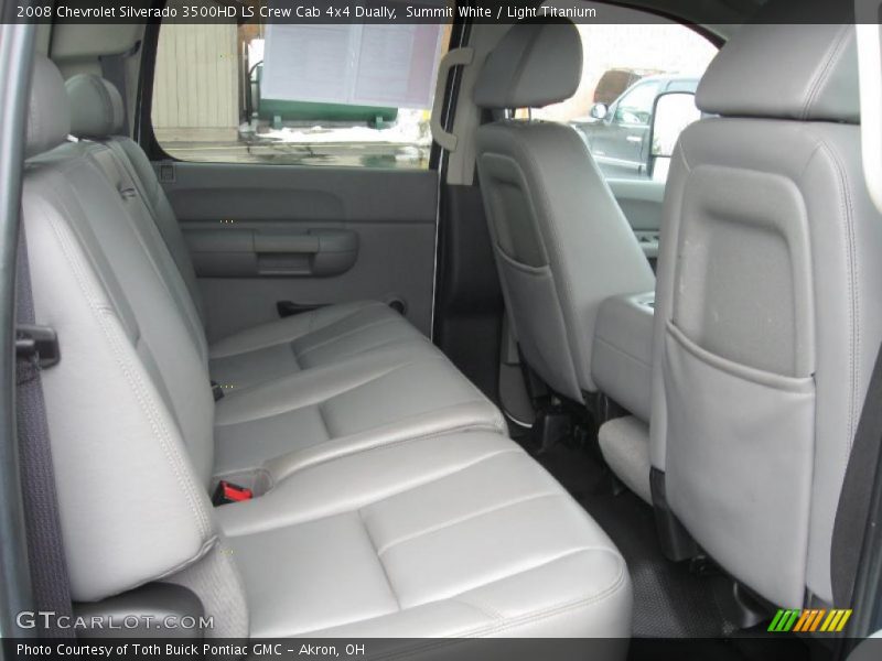 Summit White / Light Titanium 2008 Chevrolet Silverado 3500HD LS Crew Cab 4x4 Dually