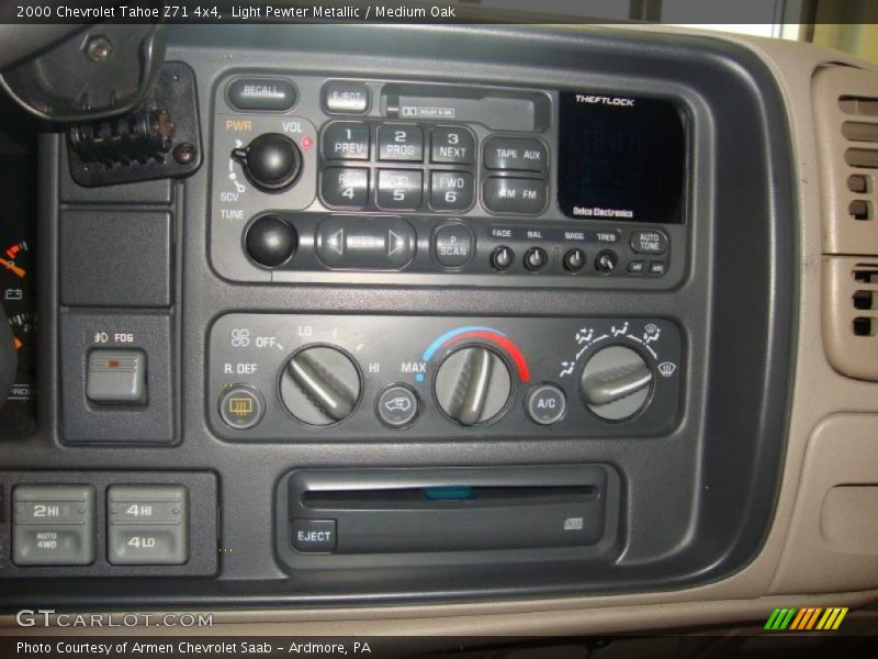 Light Pewter Metallic / Medium Oak 2000 Chevrolet Tahoe Z71 4x4
