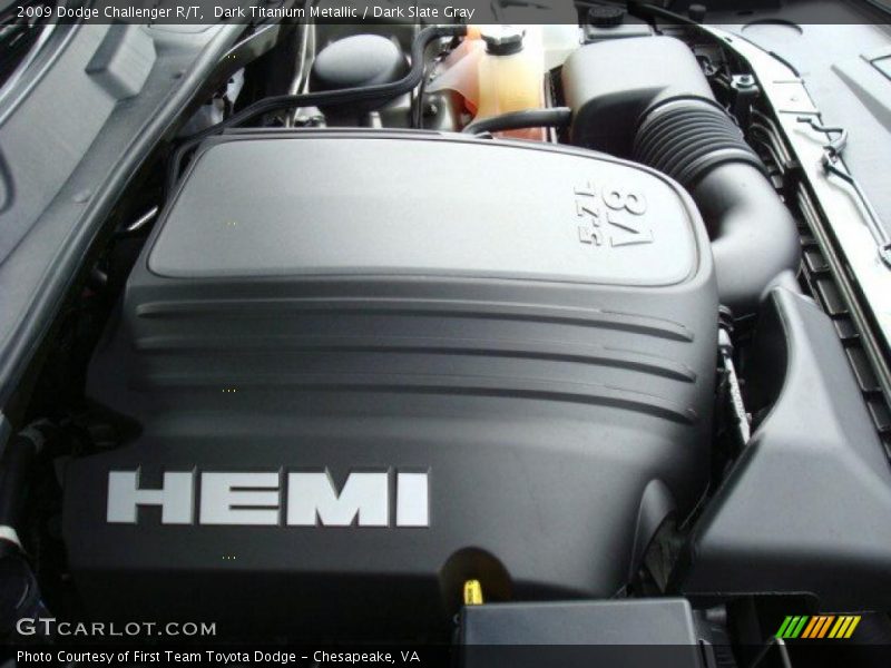 Dark Titanium Metallic / Dark Slate Gray 2009 Dodge Challenger R/T
