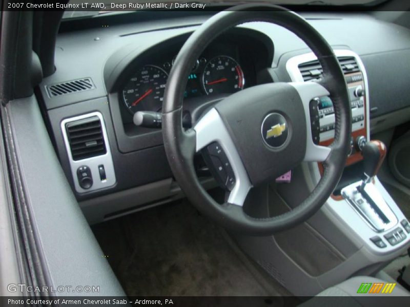 Deep Ruby Metallic / Dark Gray 2007 Chevrolet Equinox LT AWD