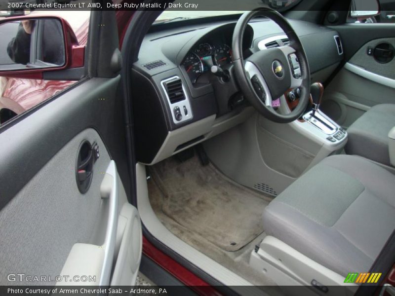 Deep Ruby Metallic / Dark Gray 2007 Chevrolet Equinox LT AWD