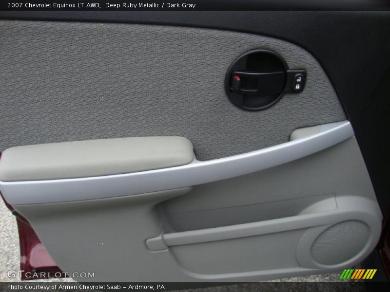 Deep Ruby Metallic / Dark Gray 2007 Chevrolet Equinox LT AWD