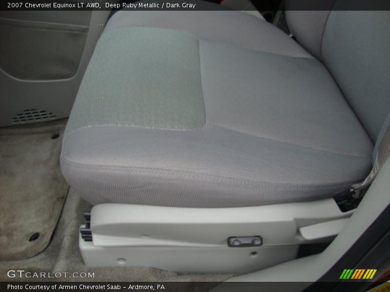 Deep Ruby Metallic / Dark Gray 2007 Chevrolet Equinox LT AWD