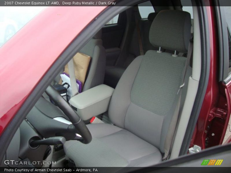 Deep Ruby Metallic / Dark Gray 2007 Chevrolet Equinox LT AWD