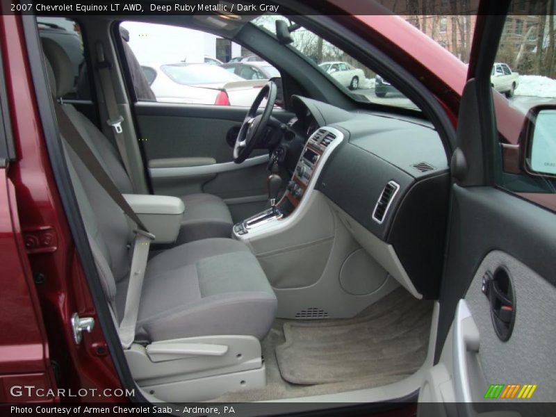 Deep Ruby Metallic / Dark Gray 2007 Chevrolet Equinox LT AWD