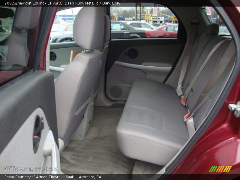Deep Ruby Metallic / Dark Gray 2007 Chevrolet Equinox LT AWD