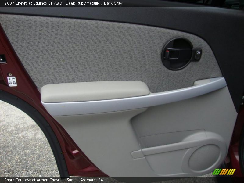 Deep Ruby Metallic / Dark Gray 2007 Chevrolet Equinox LT AWD