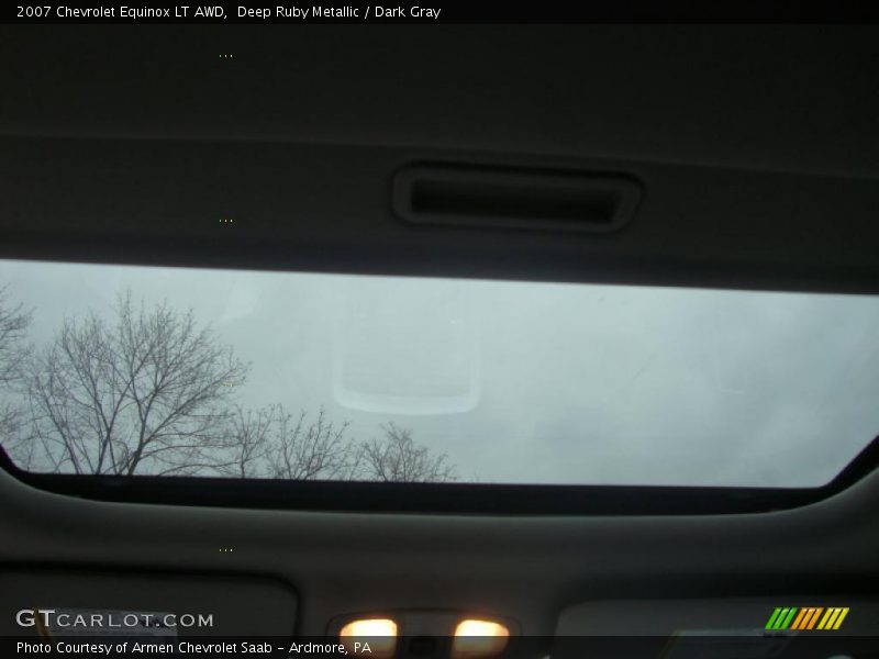 Deep Ruby Metallic / Dark Gray 2007 Chevrolet Equinox LT AWD